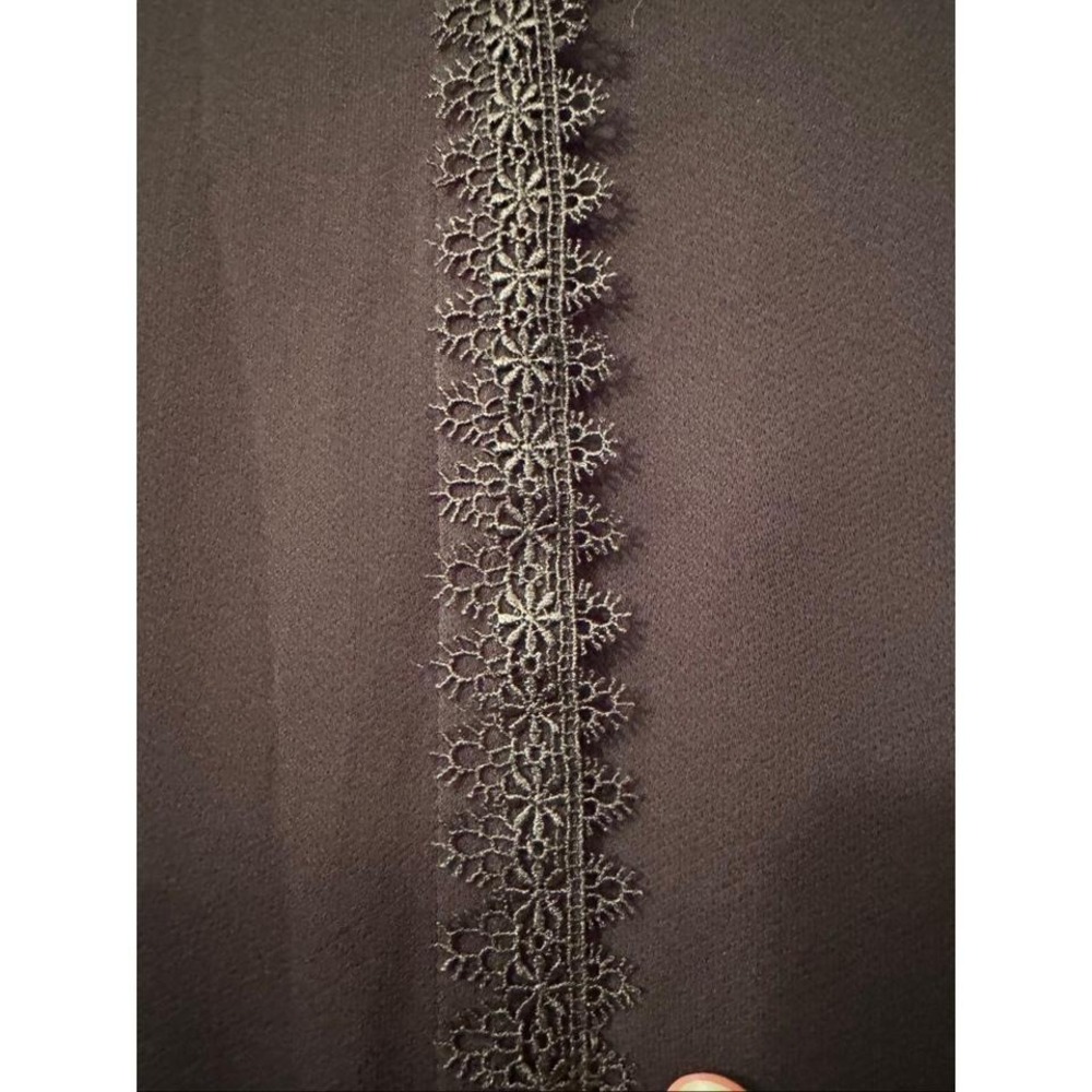 Reiss‎ Lace Detail Button Up Shirt - Picture 3 of 8